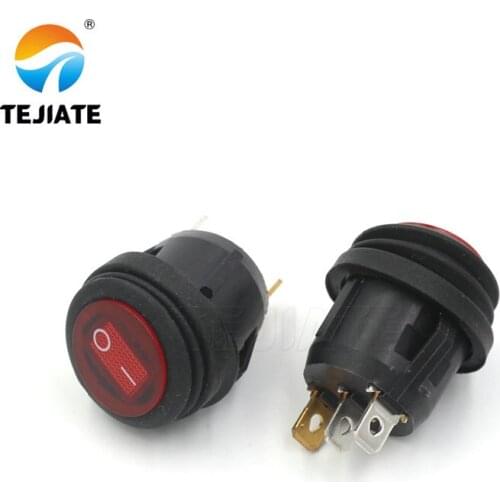 1PCS Toggle Switch KCD1 Ship-type Rocker Switch 2/3 Feet 2 Gear Waterproof Boat Shaped High Current Power Microswitch Electronic