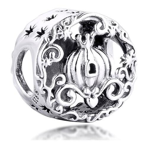 100% Real Sterling Silver S925 Pendant High Quality Sparkling 2021 Hearts Charm for Bracelets New DIY Jewelry Woman Beads