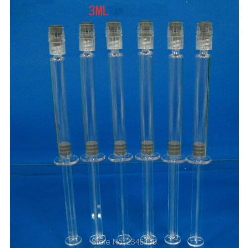 3ML100pcs/lot Needle Container, Mask Essence Eye Cream Refillable Tube, Cosmetic Syringe Skin Care Essence Container with Luer L