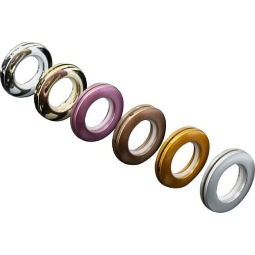 8/16/32/48 PCS Plastic Rings Multiple Colour Buckles Modern Curtains Grommet Top Home Decoration Curtain Accessories
