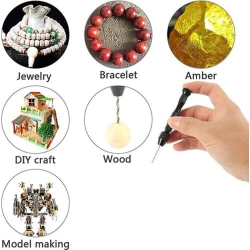 Aluminum Hand Drill Chuck Steel Twist Drills Rotary Tools Wood Drilling