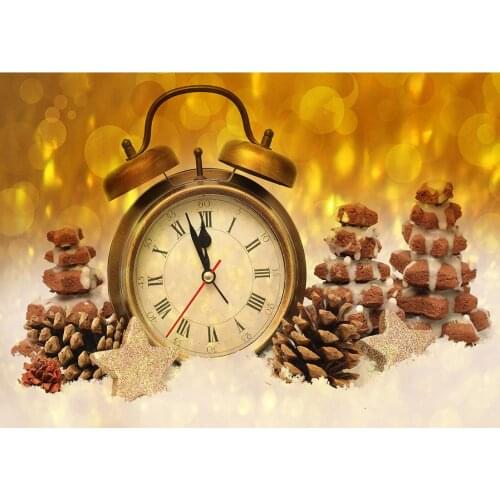 Alarm Clock Stones Star Vinyl Photography Backdrops for Children Kids Portrait Photobooth Photography props