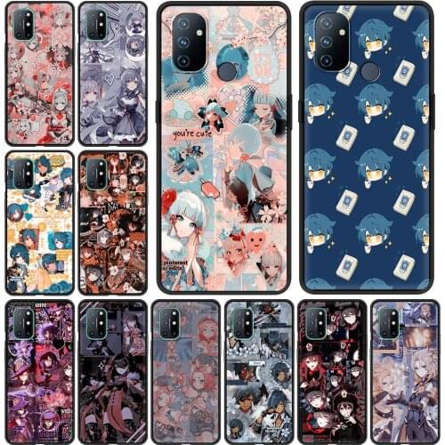 Genshin Impact Anime For OnePlus 9 9R 8 Nord 5G 8T 7 Pro 7T Z Silicone Phone Case For Nord N10 5G N100 Cover Coque Fundas Bag