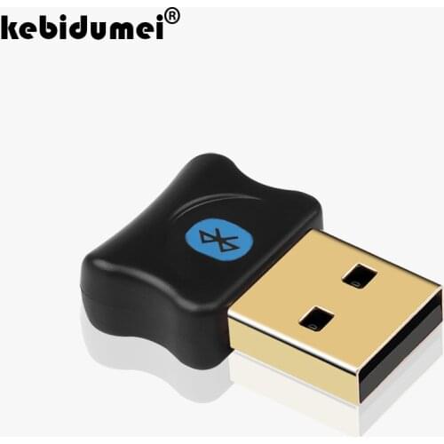 Kebidumei USB Bluetooth V5.0 Adapter Dongle Wireless USB Bluetooth V 4.0 CSR Mini Dongle Adapter For Win 7 8 10 PC MAC Laptop