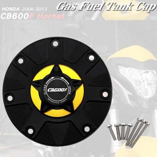 Gas Fuel Tank Cap for Honda CB600F Hornet 2006-2013 2006 2007 2008 2009 2010 2011 2012 2013 Motorcycle Quick Release Cover