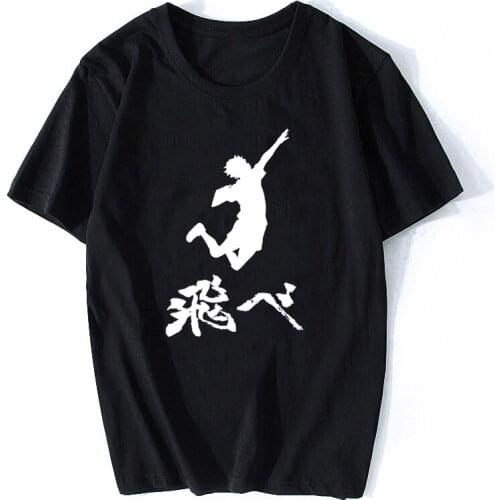 Haikyuu Summer mens t-shirt 2020 Anime Karasuno Fly Highi print T shirt Casual Creative Friendship Summer Tee Shirt