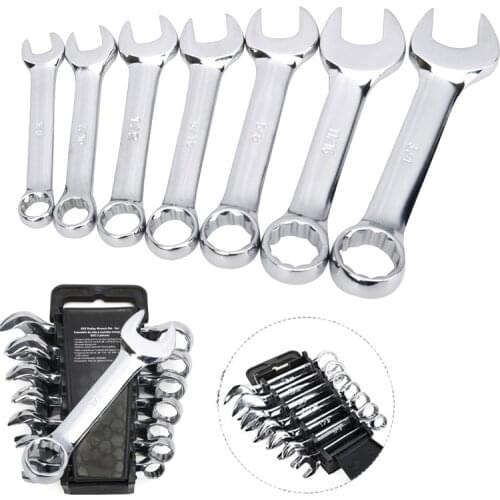 10-19mm Key Set Ratcheting Box Combination Spanners Set Hand Tool Wrench Set Universal Wrench Tool Car Repair Tools