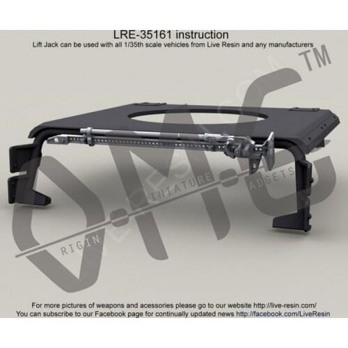[Scale Model Kit] Live Resin LRE-35161 1/35 Hi-Lift Jack, 60" for all vehicles