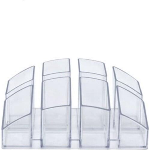 Acrylic Desk Organizer Clear Pen Holder Makeup Brush Multi-Functional Display Office Organization Storage Box