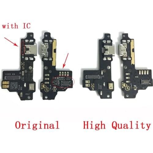 Original For ZTE Blade V8 USB Charging Port Dock Connector Flex Cable USB Jack Charging Dock Connector Parts