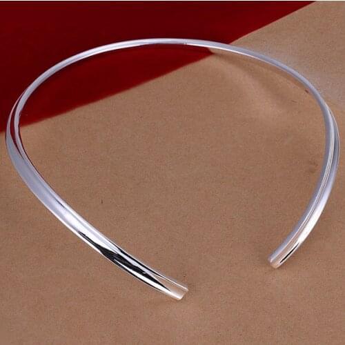 Necklace Silver Plated Necklace Silver Fashion Jewelry Necklace Collars Jewelry Wholesale Free Shipping mmnv LN109