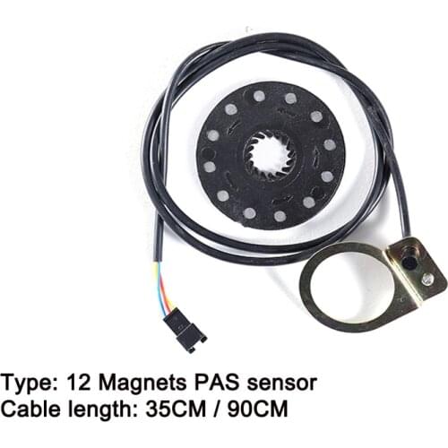 Electric Bicycle Pedal 5 magnets 8 magnets 12 magnets Ebike Scooter PAS System Assistant Sensor Speed Sensor Black Color