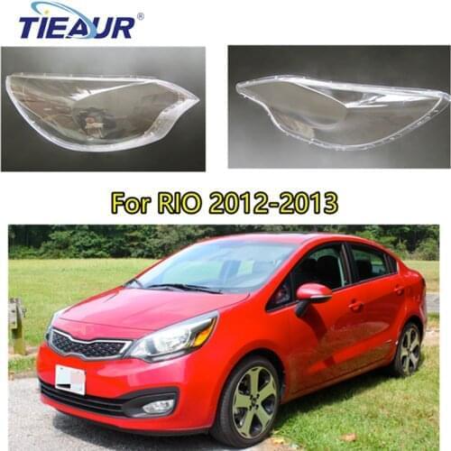 Headlight LensCover for RIO Car Front Clear Lamp shade 2012-2013 Cover Shell Replacement