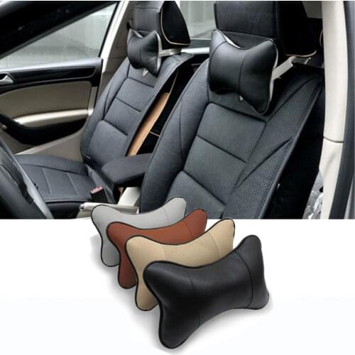 Car seat pillow Restraint Auto Safety Head Neck For Head Pain Relief Rest Relax Pillow Cushion Pad Breathable Mesh Car headrest