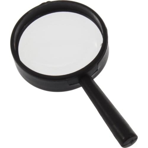 Top Handheld Reading 5X Magnifier Hand Held Magnifying acrylic 25mm Mini Pocket Magnifying Glass Lens Reading Microscope