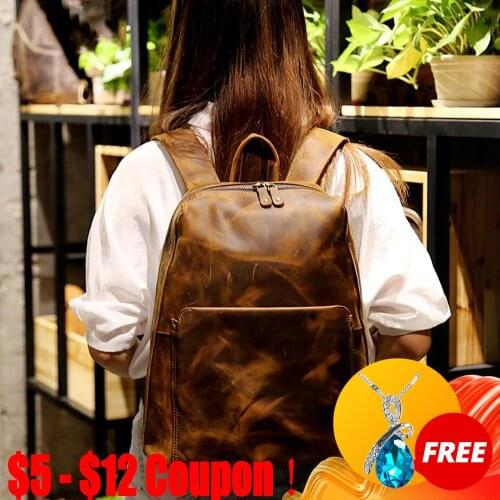 CGA Bags For Women Fashion Male Mochila Arrival High-grade Leather Backpack Ancient Ways The High Quality Workmanship Schoolbag