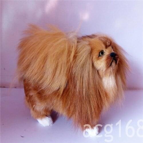 Dog Plush Doll Simulation Soft Pekingese Lovely Lovely Interesting Worthwhile US Cute Plush
