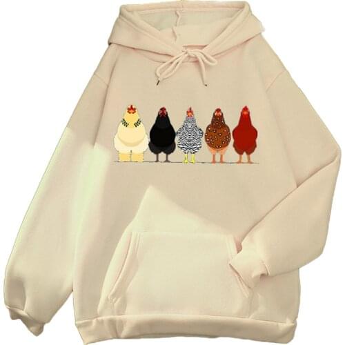 Korean Style Pullovers Sweatshirts Women Casual Loose Hoodies Long Sleeve Hooded Sweatshirt With Pocket свитшот Streetwear