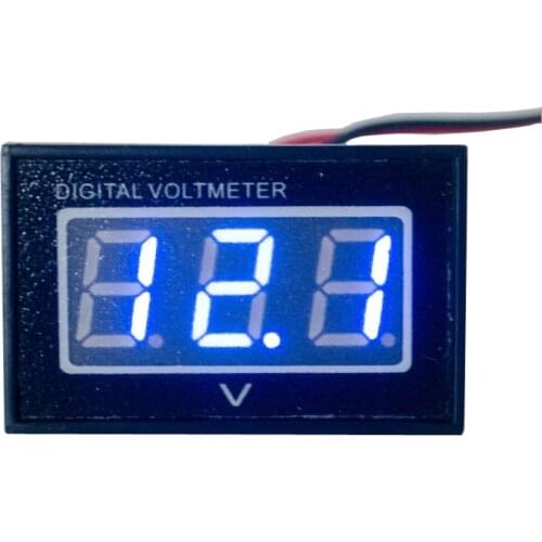 Waterproof Voltmeter Digital Digital Display Reverse Connection Protection V40D Electric Car Battery Car DC15-120V