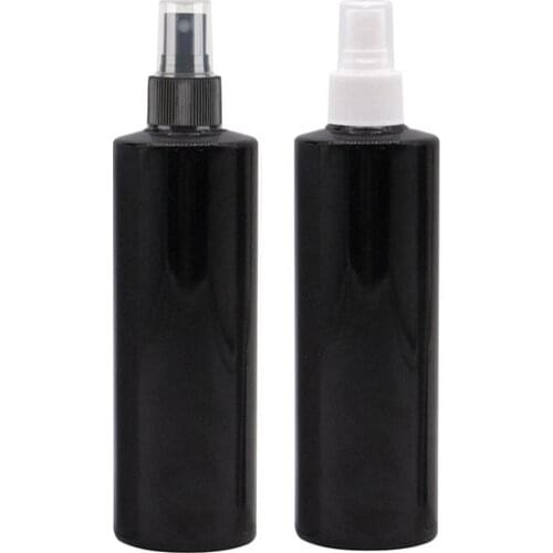 30pcs 250ml Plastic Perfume Bottle Refillable Cosmetic Women Makeup Water Spray Container Black Atomizers