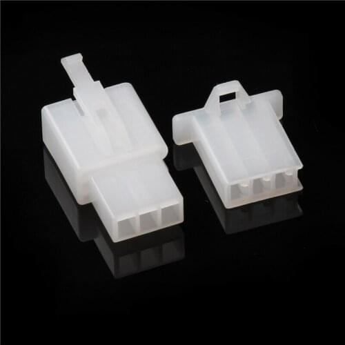 50Pcs 2.54mm 2/3 Pin Header Cable Wire Terminal Plug Electrical Wire Housing Connectors Male Female For Motorcycle Ebike Car