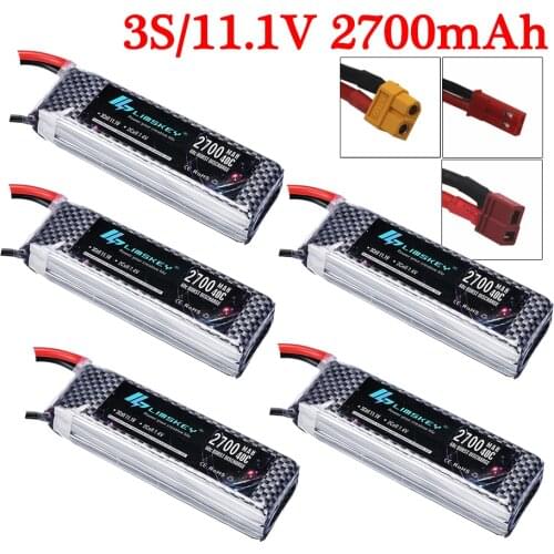 5pcs/lot Upgrade 2700mah 3S 11.1V LiPO Battery For RC Toys Car Trucks Boats Aircraft Helicopter Quadruple UAV battery parts
