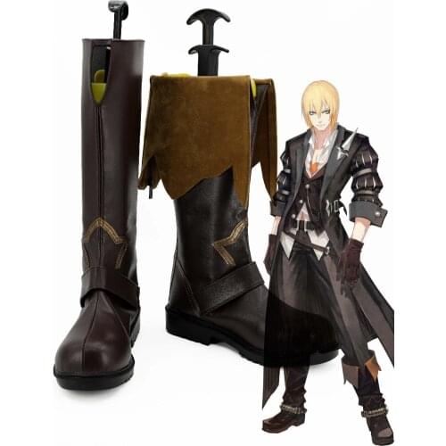 New Tales of Berseria Eisen Cosplay Boots Anime Shoes Custom Made