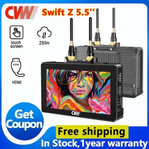 CVW Swift Z bezprzewodowa transmisja wideo zestaw do organizacji 5.5 "Monitor Z ekranem dotykowym nadajnik-odbiornik HDMI