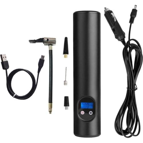 Wireless Air Pump w/ 2000Am Battery Tire Pump for Bike Motorbike Multi Use A