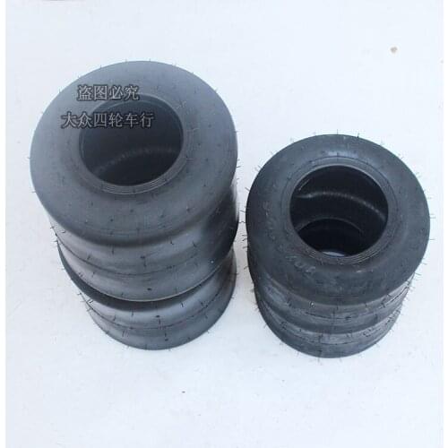 DIY Self-Made Four-Wheel Karting Parts Front 10*4.5-5-Inch Rear 10*7.10-5 Light Tire Vacuum Tire Set