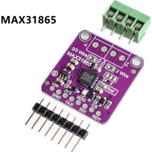 MAX31865 platinum resistance temperature sensor detector module temperature acquisition