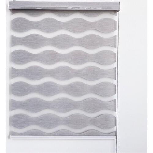 Home textile window roller curtains blackout zebra blinds dustproof cover for home office #LS213