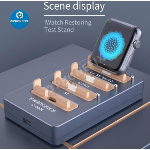 JCID AIXUN S-DOCK IWatch Restoring Test Stand JC Recovery Adapter Restore Tool for Watch Ibus SE S1 S2 S3 S4 S5 S6 Repair Box