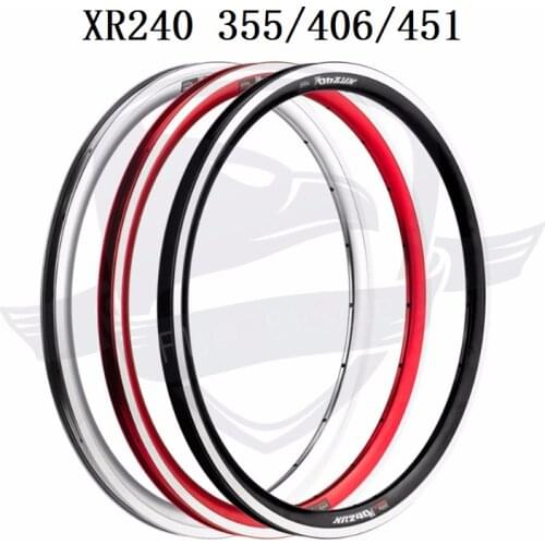 BMX Ultralight Bike Rim KINLIN XR240 18 / 20 Inch Rims 355 406 451 Bicycle Rim 16/20/24 Holes