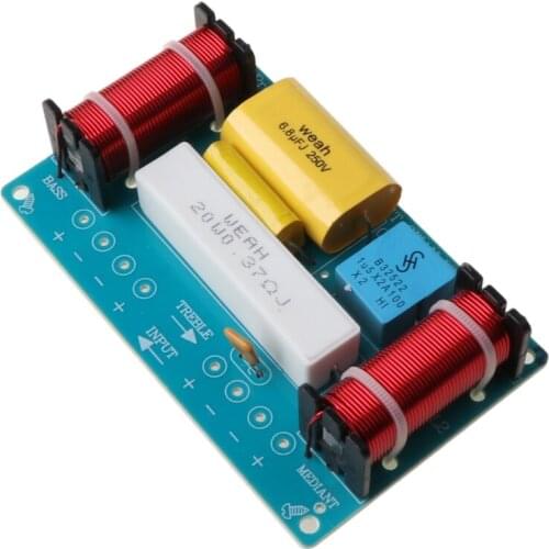 2021 New WEAH-338 3 Way 120W Speaker Frequency Divider Loudspeaker Crossover Filter
