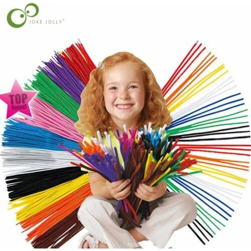Educational Toys Montessori Materials Chenille Children Sticks Puzzle Craft Colorful Pipe Cleaner Handmade DIY Toys WYQ