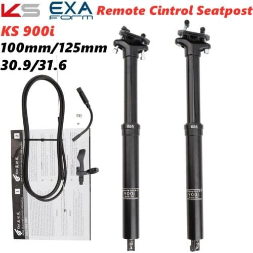 Kindshock KS EXA 900i MTB Dropper Seatpost Adjustable Height 30.9/31.6 345mm/395mm Remote Control Internal Routing Seat Post