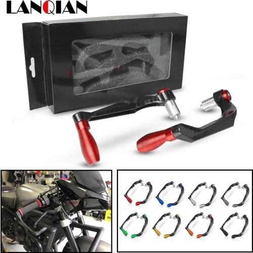 Motorcycle 22MM Aluminum Handlebar Protector Brake Clutch Lever Guard Protector For Suzuki GSX-R GSXR 600 750 K1 K2 K4 K6 K7 K8