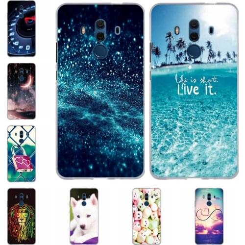 Clear Soft TPU Shockproof Phone Cover for Huawei Mate 10 Pro Silicone Cases Back Cover Phone Case for Huawei Mate 10 Pro 6.0"