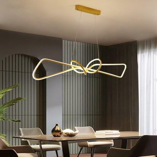 Modern LED Pendant Lights For Living room Kitchen Dining room Bar Hanging Pendant Lamp Home Lustres Gold/Black indoor lighting