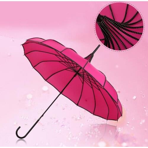 Vintage Pagoda Umbrella Bridal Wedding Party Sun Rain UV Protective Umbrella E2S