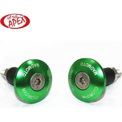 Motorcycle Bar end Plug Grip, Handlebar weights Dampener 22mm 7/8 ", Universal Anti Vibration Handlebar End Plugs