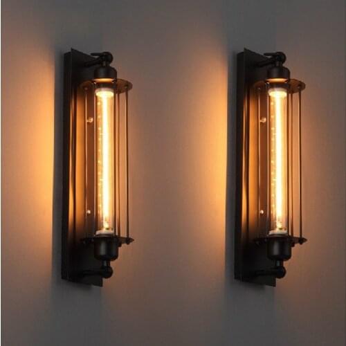 1 PCS Loft Vintage Wall Lamps American Industrial Wall Light Edison Light 40W E27 Bedside Wall Fixtures Home Decoration Lighting