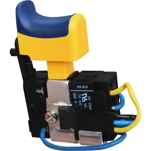 Home Electrical Component 12V Lithium Rechargeable Drill Hand Brushed DC Motor Forward Reverse Speed Regulating Switch