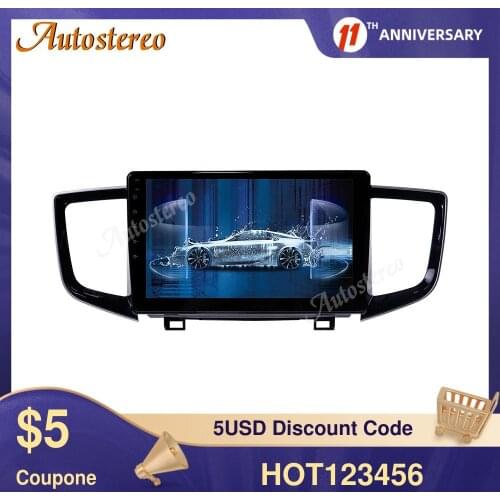 Android 10.0 Car GPS Navigation For Honda Pilot 2013-2017 Head Unit Auto Multimedia Player Auto Radio Tape Recorder Stereo Audio