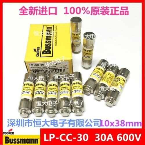 BUSSMANN LP-CC-30 fuse 10*38MM 30A 600V imported from USA