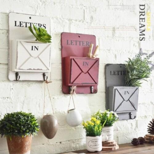 Metro Wooden Wall Hanger For Decoration Key Letters Orangizer Iron Hanger Display Rack Hook Hanger Stacking Home Decoration