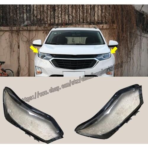 For Chevrolet Equinox 2017-2019 Headlight Headlamp Lens Cover Right&Left 2pcs high quality Car modification accessories