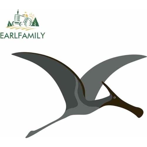 EARLFAMILY 13cm x 8.5cm For Pterosaur Dinosaur Fine Decal Vinyl Car Sticker Car Graphic Decal Waterproof 3D Suitable For VAN RV