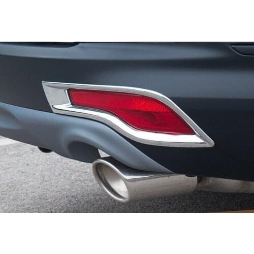 Chrome Fog Light Lamp Side Cover Trim Rear For 2017-2019 Honda CRV CR-V Car Decoration New Style 2PCS